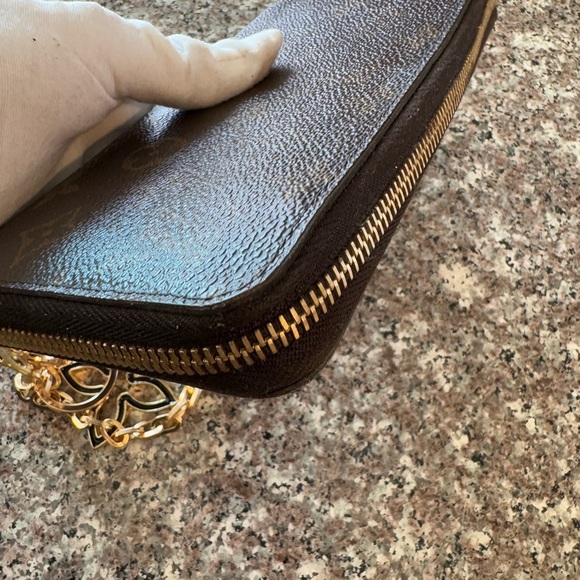 Louis Vuitton Portefeuille Zippy Wallet Brown burgundy pink - Picture 16 of 17